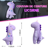 Coussin Ceinture Voiture - Licorne