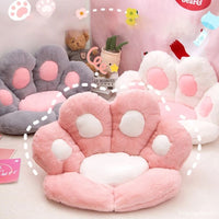 coussin-kawaii-peluche-patte-de-chat-rose-blanc