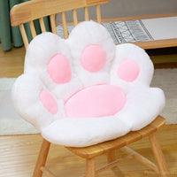 coussin-peluche-patte-de-chat-blanc