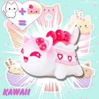 peluche-chat-kawaii-fraise