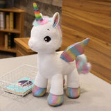 Peluche Licorne Arc en Ciel