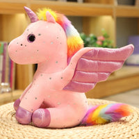 peluche-licorne-rose