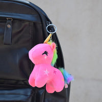 Porte Cle Peluche Licorne