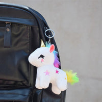 Porte Cle Peluche Licorne