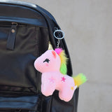 Porte Cle Peluche Licorne