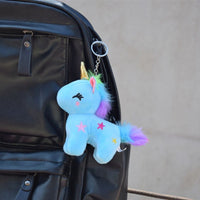 Porte Cle Peluche Licorne