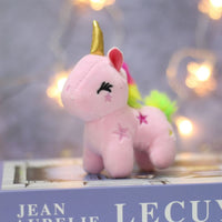 Porte Cle Peluche Licorne