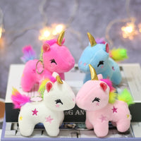 Porte Cle Peluche Licorne