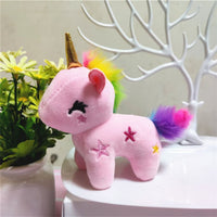 Porte Cle Peluche Licorne