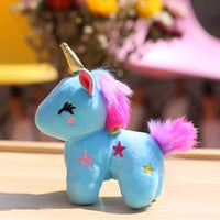 Porte Cle Peluche Licorne