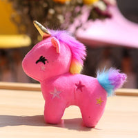 Porte Cle Peluche Licorne