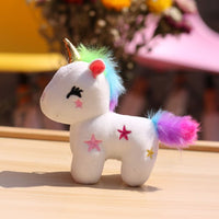 Porte Cle Peluche Licorne