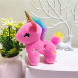 Porte Cle Peluche Licorne