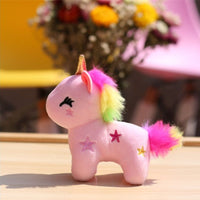 Porte Cle Peluche Licorne