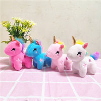 Porte Cle Peluche Licorne